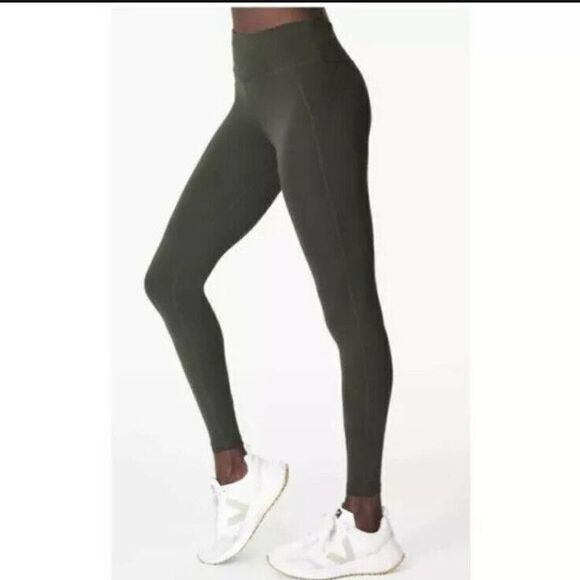 Sweaty Betty Women’s All Day Leggings Full Length Forest Green Size XS Gym - Picture 1 of 11